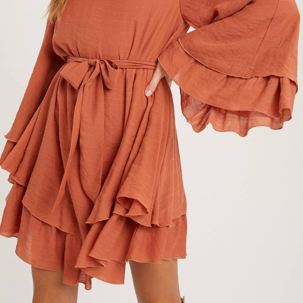 NWT - Ruffle Mini Dress - Picture 4 of 5